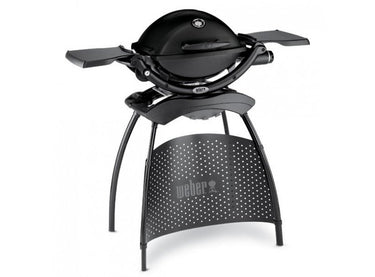 Weber Q 1200 Black BBQ with Stand