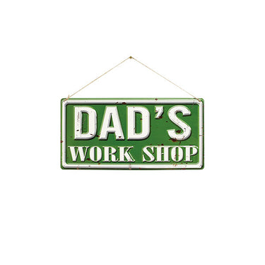 "Dad´s Work Shop" Wall Sign