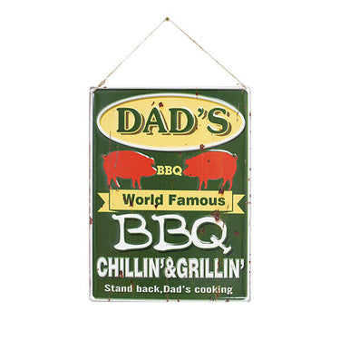 "Dads BBQ" Wall Sign