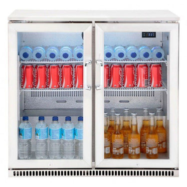 Stainless Steel Outdoor Double Fridge
