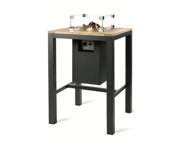 Table Bar with Gas Fireplace