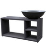QUOCO PIT: Piatto Tavolo - Large - Dark Grey