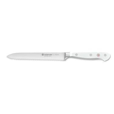 Wüsthof Classic White Serrated Utility Knife