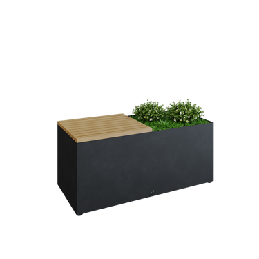 Herb Garden Bench Black