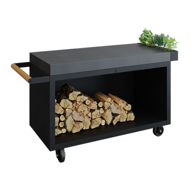 Mise en Place Table Black 135 PRO Dark Grey Ceramic