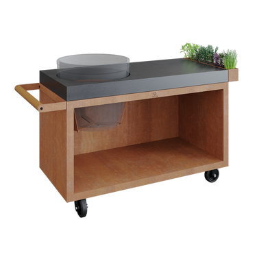Kamado Table Corten 135 PRO Concrete BGE