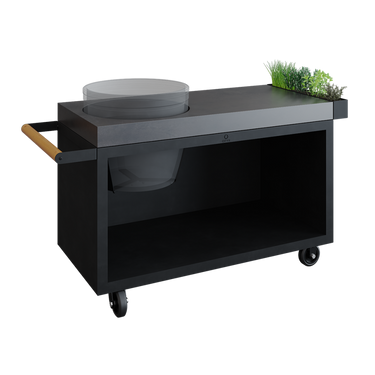 Kamado Table Black 135 PRO Concrete BGE