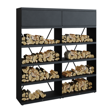 Wood Storage Black 200