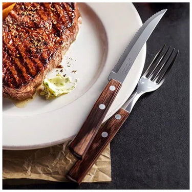 Tramontina Churrasco 14 Piece BBQ Steak Knife, Fork & Carving Set