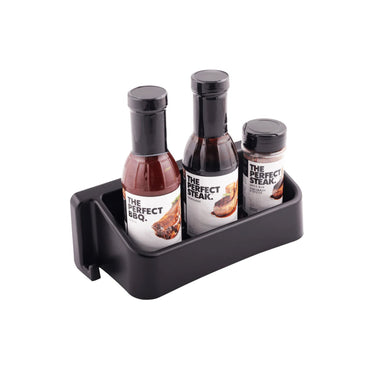 Broil King Condiment Bin and Species Shelf