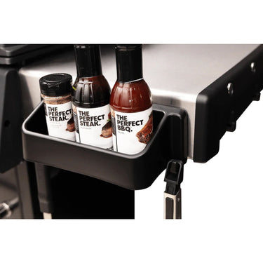 Broil King Condiment Bin and Species Shelf
