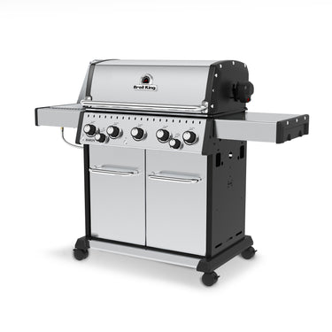 Summer Deal! Broil King Baron S590 IR + FREE Side Burner Cast Iron Griddle!