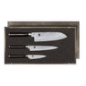Kai shun classic damascus 3 knife set santoku