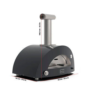 Alfa Moderno 2 Pizza – LPG Pizza Oven - Grey