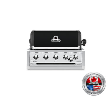Broil King Regal 570 Built-In 5-burner gas BBQ for outdoor kitchens — front view