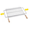 Sauvic Zinc extendable barbecue grill 50x40