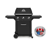 Broil King Signet 320 Shadow 3-burner gas BBQ — front view