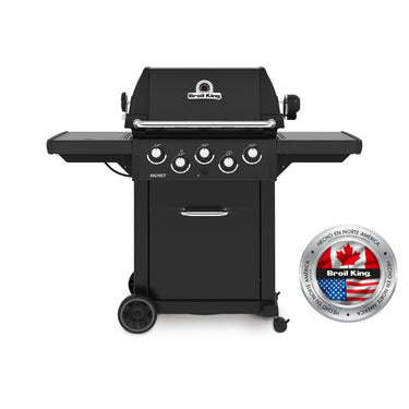Broil King Signet 390 Shadow 3-burner gas BBQ — front view