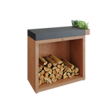 Butcher Block Storage 90 Corten Dark Grey Ceramic