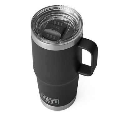 RAMBLER 20 OZ (591 ML) TRAVEL MUG - BLACK