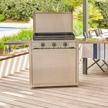 Forge Adour Modern 75 Closed Stainless Steel Cart