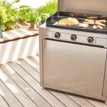 Forge Adour Modern 75 Closed Stainless Steel Cart