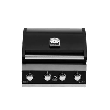 Grandhall Premium G4 Built-In 4-burner gas BBQ for outdoor kitchens — front view