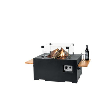 Fireplace Table Rectangle Lounge & Dining 107x80x67